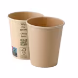 (1000 Stück) Pappbecher - 200ml - Ø 80mm - Braun