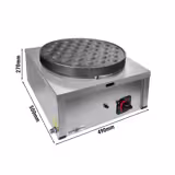 Commercial Gas Poffertjes & Mini Pancake Maker – 490×500×270 mm - 6.0 kW - LPG & Natural Gas