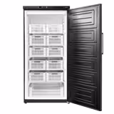 Lagertiefkühlschrank ECO - 600 Liter - mit 1 Tür & 11 Körben - Innenseite der Tür aus Kunststoff - Schwarz
