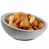 (6 pieces) Concrete Buffet Dip & Sauce Bowls – Grey - 50 ml - Ø100 mm - H45 mm