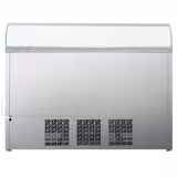 Saladette PREMIUM PLUS - 1460mm - 3 deuren - met glazen opzetvitrine voor 8x GN 1/6 - granieten werkblad