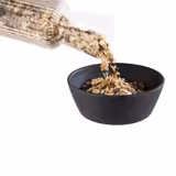 (6 st) Skål - NERO - melamin - 1,2 l - rund - Ø 205 mm - stapelbar - svart