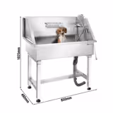 Dog Bath - with Taps and Mixers & anti-slip mat