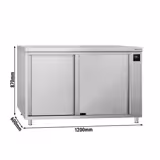 Topná skříň ECO - 1200x600mm - s posuvnými dveřmi - digitální