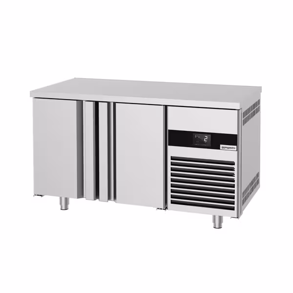 Mesa refrigeradora de panadería con 2 puertas
