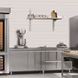Mensola a parete in acciaio inox PREMIUM - 1200x300mm - con 2 ripiani