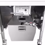 Elektrisk fritös - 26 liter - 14,2 kW - programmerbar - digital styrning - med oljefiltreringssystem