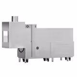 Lave-vaisselle à convoyeur - Commande électronique (affichage numérique) - 31kW - panier 500x500mm - avec tunnel de séchage - Table d’entrée à gauche