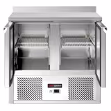 Koelwerkbank ECO - 900x700mm - met 2 deuren & met achterwand