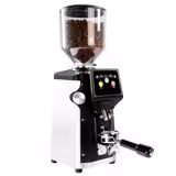 Kaffeemühle - 1,2kg - Ø 75mm Flachmahlscheibe - automatische Erkennung des Siebträgers - Weiß