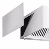 Commercial Wall-Mounted Extractor Hood - 2800mm - with Baffle Filters & Lighting