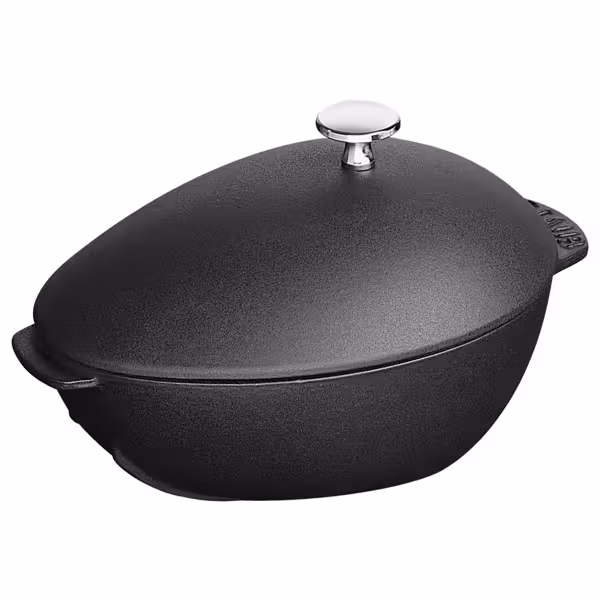 STAUB | SPECIALITIES - Mosselpan - ovaal - 250mm - Gietijzer - Zwart