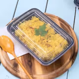 (300 uds.) Tapas reutilizables - polipropileno - rectangulares - transparentes - para MS700REGBS & MS450REGBS