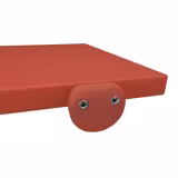 Rutschfestes Schneidebrett - 250x400mm - HACCP-Konform - Braun