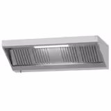 Hotte de parede PROFISSIONAL sem motor - 2000mm - com filtros baffle em inox e iluminação LED
