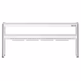 Mostek grzewczy PREMIUM na podczerwień z promiennikiem ceramicznym - 1600x370mm - 1,4kW - 1 podgrzewany poziom, 1 półka - regulowana wysokość