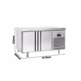 Bakkerij koelwerkbank PREMIUM PLUS - 1618x800mm - 420 liter - met 2 deuren