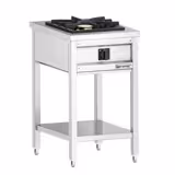 Gaskookplaat - 8.5 kW - 1 pit - open met voet & lekbak