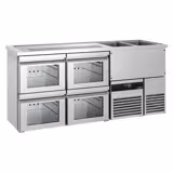 Direct Draw Beer Dispenser / Kegerator PREMIUM - 1950x700mm - 4 Drawers