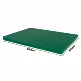 Planche à découper antidérapante avec butées – format EN 600 × 400 – conforme HACCP – Vert