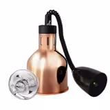 Buffet Infrared Heat Lamp - Retractable - Diameter 175mm - 275W - E27 - Pale Gold