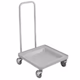 CAMBRO | CAMDOLLY® – Chariot pour casiers à vaisselle – compatible avec CAMBRO | CAMRACK® 1/1 – avec poignée – Gris