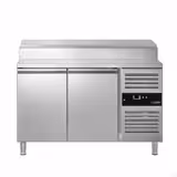 Hűtött előkészítő asztal PREMIUM - 1360x700 mm - 2 ajtós - GN 1/3 7x feltéthűtő
