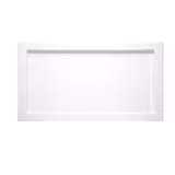 (6 st) GN‑bricka FRAMES - Melamin - GN 1/2 - Höjd: 20 mm - Vit - Stapelbar