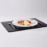 (6 pcs) Slate Serving Board - Natural Slate - GN 1/1 - 530x325mm - Black