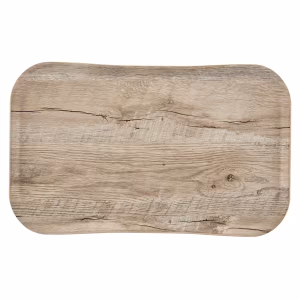 (12 pieces) CAMBRO | CENTURY™ Fibreglass Serving Tray – GN 1/1 530×325 mm – Light Oak Wood Effect