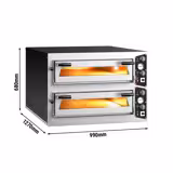 Elektro Pizzaofen - 6+6x 35cm (Tief) - Manuell