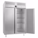 Upright Freezer Stainless steel PREMIUM PLUS - GN 2/1 - 1240L - with 2 doors