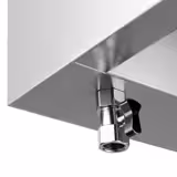 Cappa cubica professionale - 2200mm - con filtri a labirinto e plafoniera LED