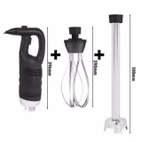 Blender ręczny włącznie ramieniem miksującym 500mm & trzepaczką - 850 W - 1 prędkość	