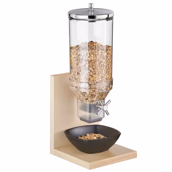 Graandispenser - BRIDGE - Plastic bak - 4,5 liter - Houten standaard