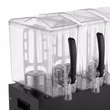 Dryckesdispenser - 3x 10 liter - 600 W - svart - inkl. droppbrickor