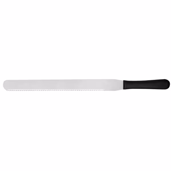 Banketbakkersmes CLASSIC - Lemmet: 350mm - gekarteld - RVS