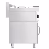 Commercial Free Standing Electric Fryer - 10 litres - 9kW - with drain tap - incl. base frame - incl. substructure with 1 door
