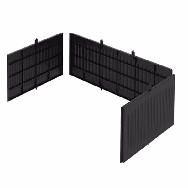 Side panels for serving trolley - 6-piece set