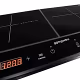 Piastra a induzione professionale - Tischgerät - 605x360x63mm - 3,5 kW - 2 zone a induzione tonde - da banco