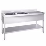 Diskbänk 1,8m - 2 Ho vänster L 50 x B 50 x D 30 cm