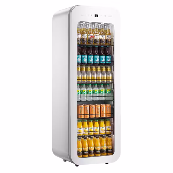 Getränkekühlschrank - 105 Liter - schmal - mit 1 Glastür