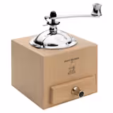 (6 Stück) PEUGEOT | LE MOULIN D'OLIVIER ROELLINGER - Pfeffer-/Gewürzmühle mit Kurbel - Natur - Höhe: 130mm