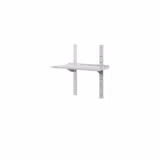 Étagère murale ECO en inox - 600 × 400 mm - avec 2 étages