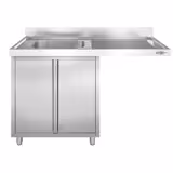 Spülmaschinen-Spülschrank - 1400x700mm - mit 1 Becken links