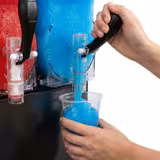 Slushmachine - 2x 12 liter - 710 watt - Tritan tank - zwart