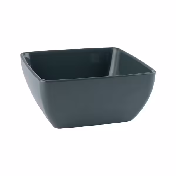 (6 st) Skål - PURE - Melamin - 3,8 l - fyrkantig - 250x250 mm - stapelbar - grön