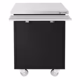 Kassenwagen DANZIG - 700mm - mit Tablettrutsche - Schwarz