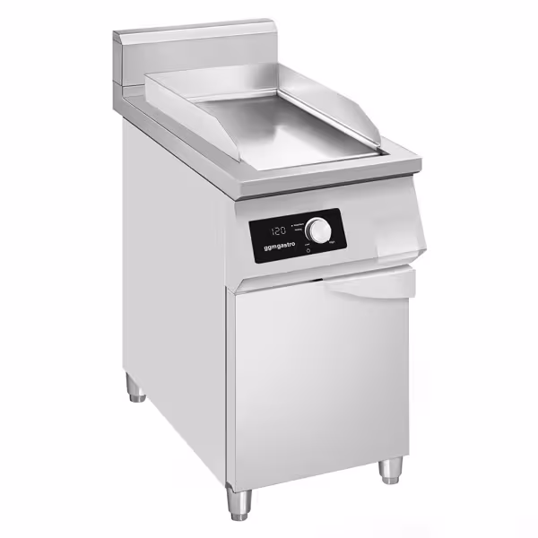 Inductiebakplaat - 5kW - Glad - met onderbouw met 1 deur
