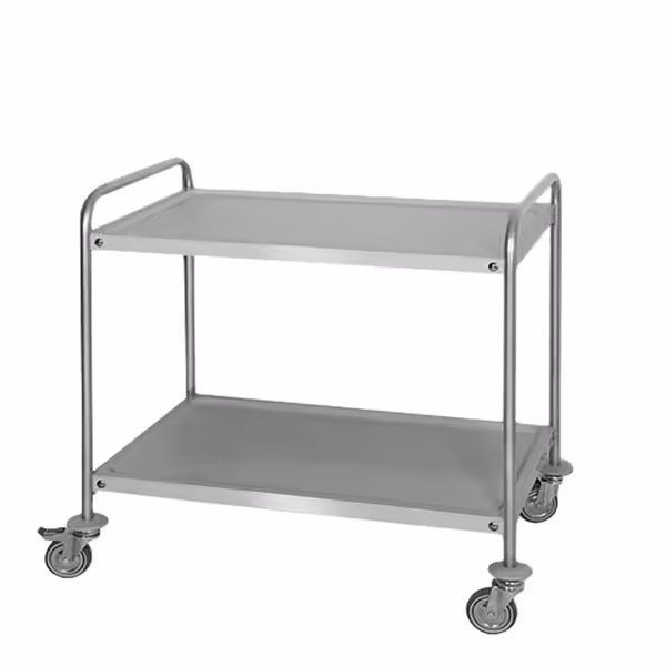 Chariot de service – 1000x600 mm – avec 2 surfaces de rangement